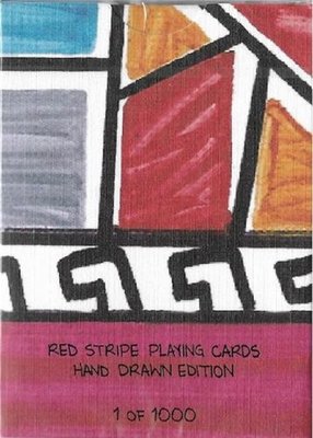 【USPCC撲克】RED STRIPE Hand Drawn PLAYING CARDS 紅緞帶手繪撲克