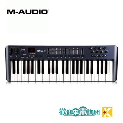 【金聲樂器】M-Audio Oxygen 49 USB MIDI 行動主控鍵盤 全新改款