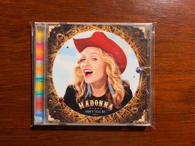 跨世紀女皇-瑪丹娜-別告訴我 二手混音單曲CD（美國版）Madonna - Don't Tell Me Maxi - Single CD