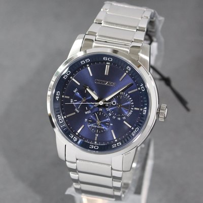 CITIZEN BU2010-57L 星辰錶 手錶 44mm 光動能 藍色面盤 三眼 男錶女錶