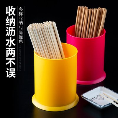 下殺 (null)餐具筷子筒加厚瀝水家用置物架廚房筷簍筷籠湯匙漏勺吸管桶收納盒