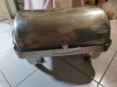 瑞典製SPRING 大型掀蓋型自助餐溫熱鍋..不鏽鋼…偉哥大人廚房早期懷舊古早老收藏