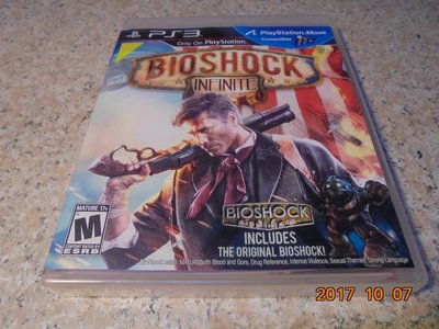 PS3 生化奇兵-無限之城 BioShock Infinite 英文版 直購價500元 桃園《蝦米小鋪》