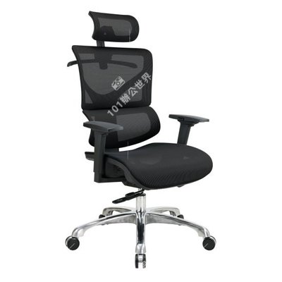 【〜101辦公世界〜】BI-01SGA高背人體工學椅(全網布)~主管椅...多功能辦公椅、自載重4段後仰鎖定底盤