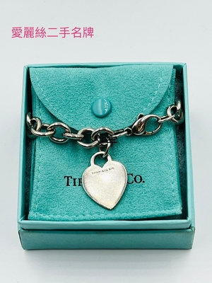 Tiffany &amp; Co. 心形吊飾手鍊 925純銀 特價6800