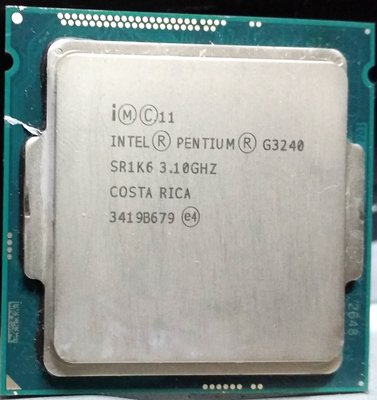 { 電腦水水的店 }~Intel Pentiun G3240  3.1GHZ 1150腳位 CPU 特價一顆 $100