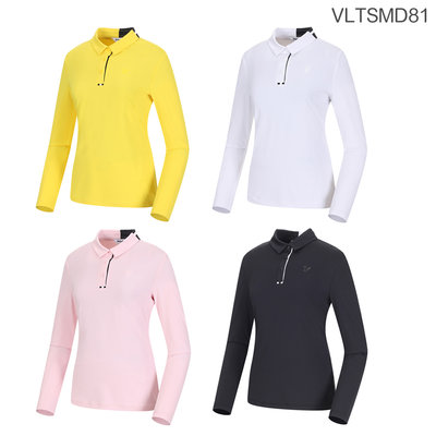 藍鯨高爾夫 Volvik Golf【春夏】女款薄長袖上衣 #VLTSMD81（黑色、黃色）