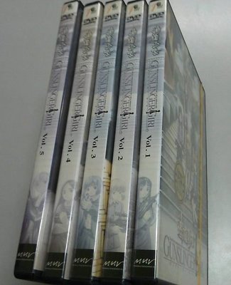 日本動畫  ~  神槍少女 1-5 (共5DVD) -二手正版DVD(託售)