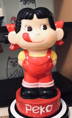 [G-Monster] 日本帶回 不二家牛奶糖娃娃 企業寶寶 存錢筒 經典款 PEKO 奶妹