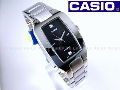 【時間光廊】CASIO 卡西歐 酒桶型 時尚指針女錶-黑 全新原廠公司貨 LTP-1165A-1C2DF