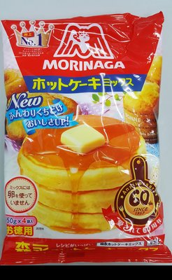 (艾吃吃小賣店)日本森永 MORINAGA 鬆餅粉600g(150g*4)