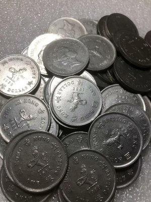 【二手】 香港伊麗莎白小一元硬幣 1988年1813 錢幣 紙幣 硬幣【經典錢幣】