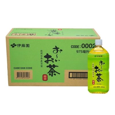 (漾霓)-代購~ Ito-En 伊藤園 綠茶 975 毫升 X 12瓶-109252 (代購商品 下標詢問現貨)