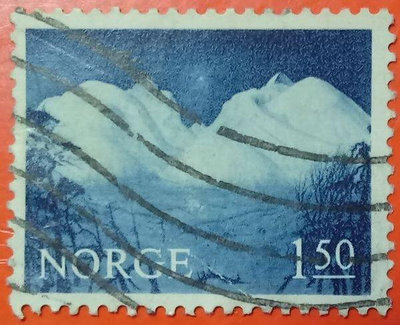 挪威郵票舊票套票 1965 Rondane National Park
