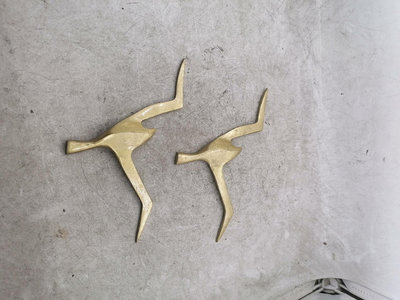 【二手】銅器純銅燕子，標是重量品相尺寸看圖，二手東西643【木清院】銅器 佛像 擺件