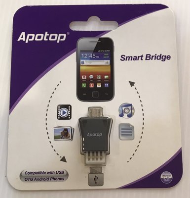 apotop smart bridge compatible with USB OTG Android Phones