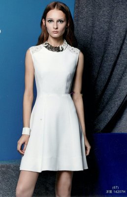 高美芬 白色洋裝 XL