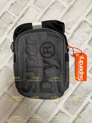 極度乾燥 ㊣ Superdry Side Bag 側背包 斜肩包 隨身包 小包 手機袋 深灰色 SD 現貨 正品