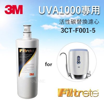 3M UVA1000專用活性碳替換濾心 (3CT-F001-5)