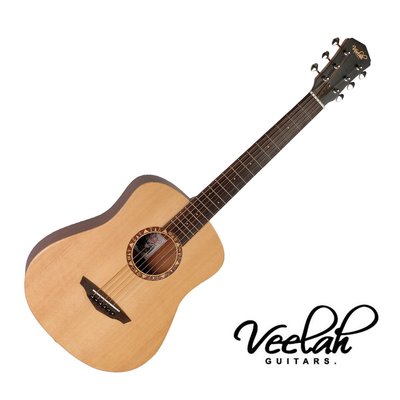 旅行吉他 Veelah Togo-S 34吋 小吉他 民謠吉他 雲杉單板 - 【他，在旅行】