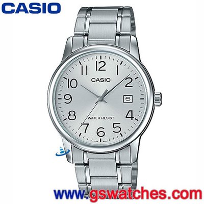 【金響鐘錶客訂商品】全新CASIO MTP-V002D-7B,公司貨,指針男錶,簡潔俐落,男性紳士魅力指針腕錶,生活防水