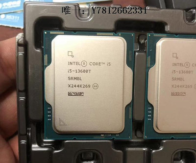 電腦零件13代 i5 13600T CPU 正式版 品牌機低功耗處理器 13100T 13400T筆電配件