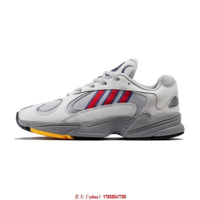 【老夫子】Adidas Yung-1 Grey Royal Scarlet 灰 深藍 紅 CG7127鞋