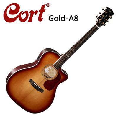 CORT Gold-A8嚴選西岸雲杉木面單板木吉他