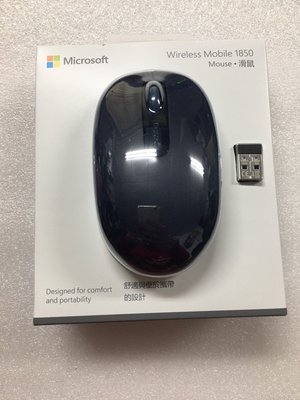 @淡水無國界@ 微軟 Microsoft 無線行動滑鼠1850 藍色 粉紅色 無線滑鼠 nano 接收器 微軟