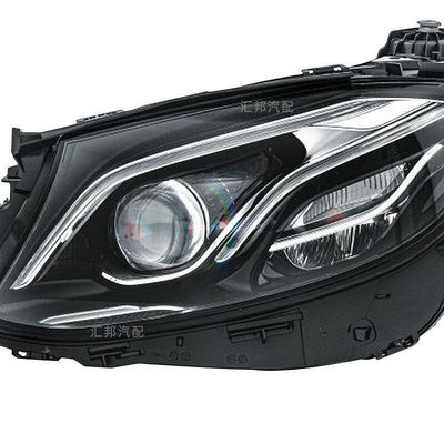 適用賓士E級W213高配LED大燈總成16-20改裝LED前照車燈汽車日行燈 Y2CD