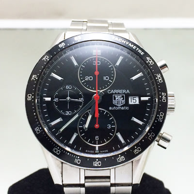 順利當舖 TAG HEUER/豪雅 CV2014一級方程式賽車冠軍紀念款大錶徑多功能計時自動男錶