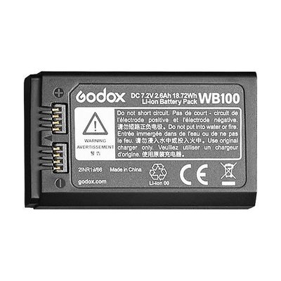 公司貨 神牛 Godox WB100 閃光燈 AD100pro專用 鋰電池  = ( 通用 v1 V860III  vb26 )