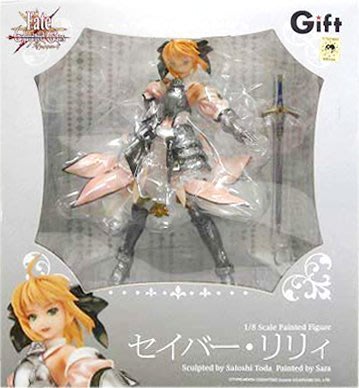 日本正版 Gift Fate/unlimited codes 白Saber Lily 莉莉 1/8 模型 公仔 日本代購