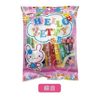 ♥小公主日本精品♥HelloBetty綜合水果乳酸菌蒟蒻果凍條大人小孩皆宜單一價90124105