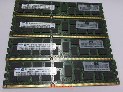 HP DL380 DL370 ML380G7 DL180 DL580 G6 G7 G8 4G 1333 REG記憶體