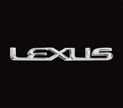 ~圓夢工廠~ Lexus GX470 " LEXUS " 後車箱 鍍鉻字貼 字標 同原廠樣式