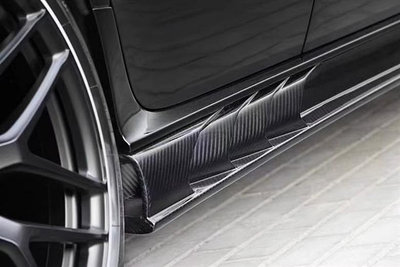 適用于賓士AMG GT GT50 GT43改裝topcar款小包圍干碳纖維前下巴後下巴--請儀價
