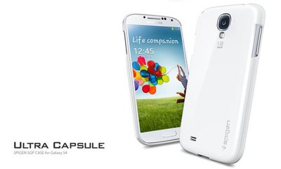 出清 SGP Samsung Galaxy S4 Ultra Capsule 軟式亮彩保護殼 『無限白』