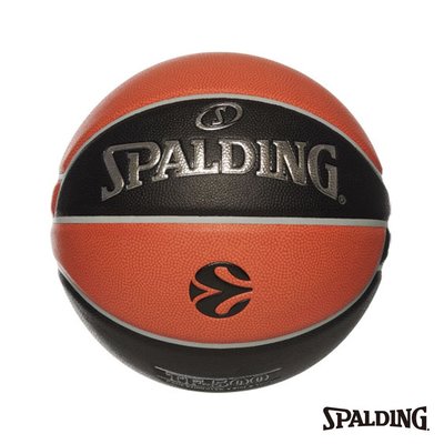 ＊LOVERY＊SPALDING 斯伯丁籃球 台灣公司貨 SP TF-500 歐冠盃系列 合成皮 7號黑/橘色 手感佳
