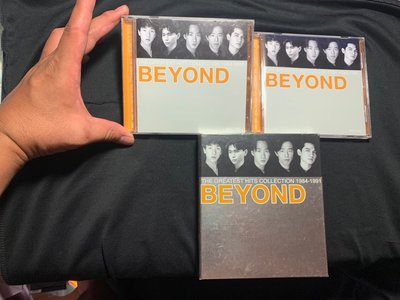 旻紘二手CD 盒裝+2CD+VCD+友善的狗資料卡 原來 Beyond 最後精選 1984-1991