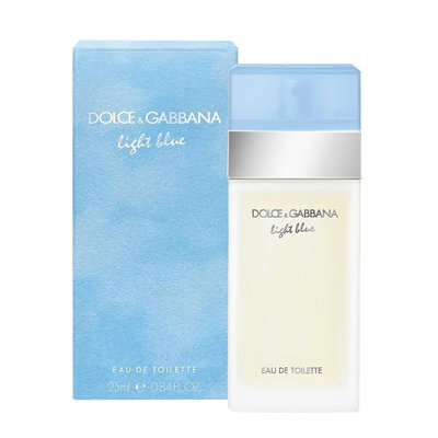 ☆MOMO小屋☆ D&G Dolce&Gabbana 淺藍 女性淡香水 25ml