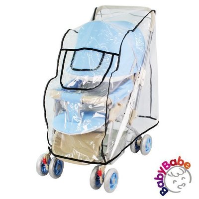 崴寶貝WeBaby-BabyBabe 安全反光防風防雨罩-推車雨罩