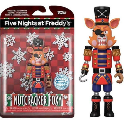 美國沃爾瑪聖誕節限定Funko Five Nights At Freddy's佛萊迪五夜驚魂FNAF胡桃鉗Foxy公仔