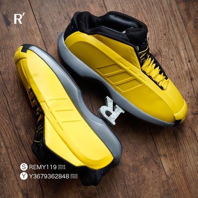 R'代購 adidas Crazy 1 Sunshine Kobe Bryant 黃 銀灰 2022 GY3808