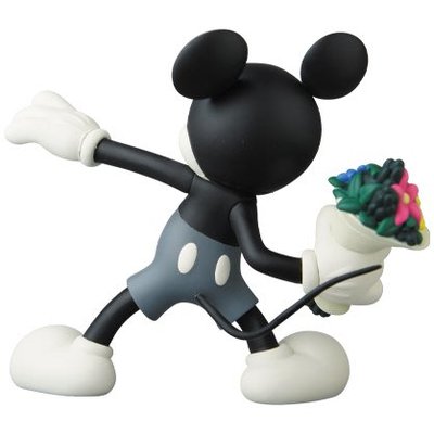 Search】Medicom toy VCD THROW MICKEY NORMAL Ver 丟花人彩色+黑白一