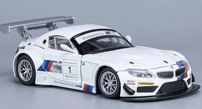 「車苑模型」彩珀 1:24 BMW Z4 GT3 寶馬 GT3 聲光  賽道王者