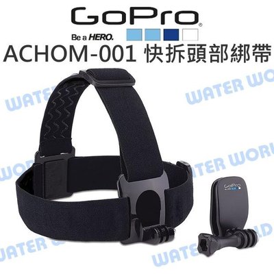 【中壢NOVA-水世界】GoPro【ACHOM-001 快拆頭部綁帶】快拆夾具 十字頭帶 頭盔帶 附帽夾/螺絲 原廠 配件