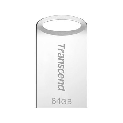 新風尚潮流 【TS64GJF710S】 創見 64GB JF710 USB 3.1 霧面銀 金屬外殼 短版 隨身碟