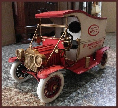 復古鐵皮1910年 FORD汽車　精細擬真1:18模型擺飾/裝飾/收藏✧棠云藝廊✧