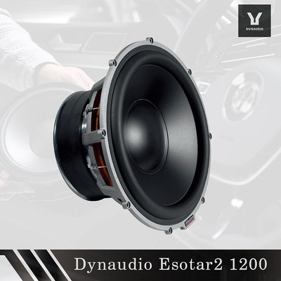 👑皇家汽車音響👑Dynaudio 丹拿 Esotar2 1200 超低音單元